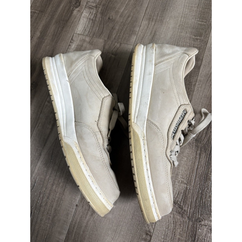 Mephisto Rush Nubuck leather sneakers shoes 39 US 8.5 EUR 6 Beige France - Picture 6 of 11